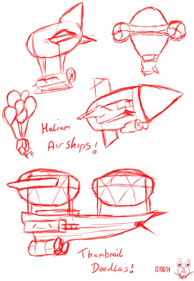 Day 229- Helium airship thumbnails
